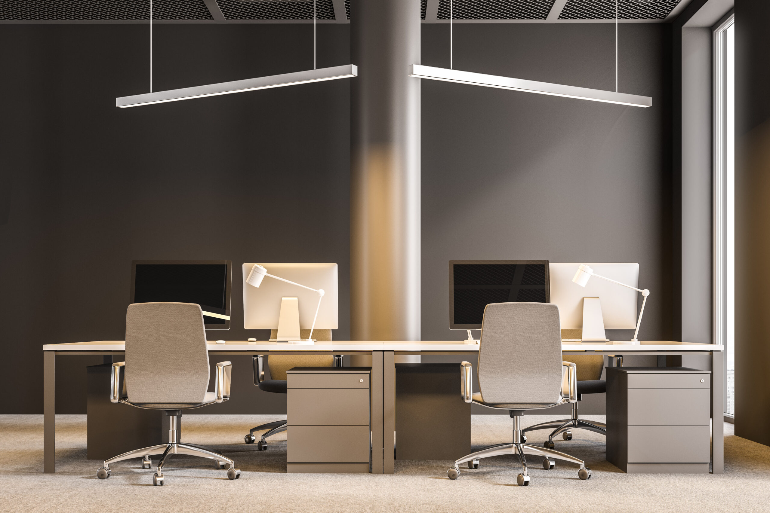 How to Brighten an Office With No Windows Two Brothers Painting