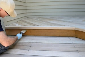 Painting a Wood Deck