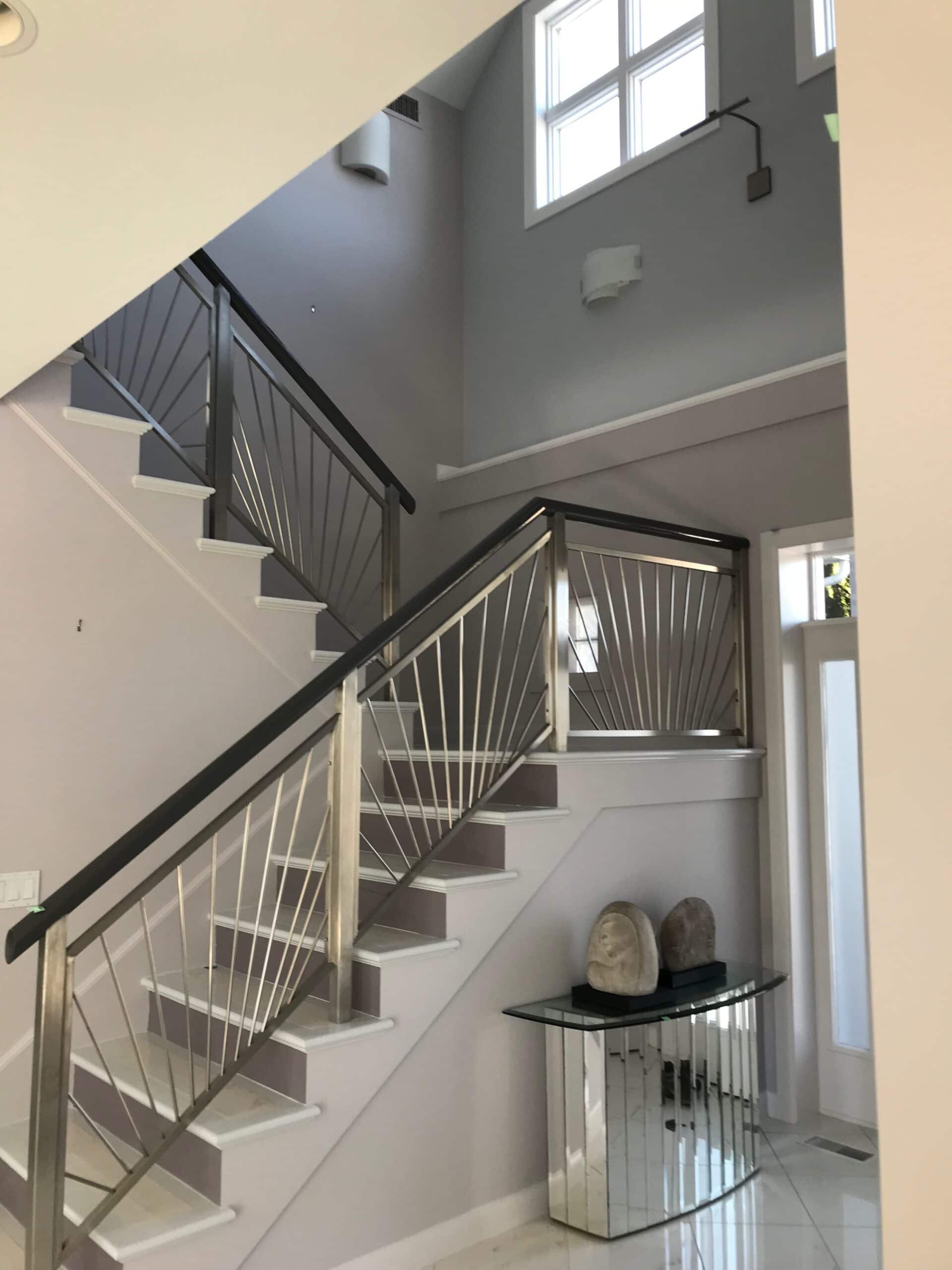 interior-staircase-painting-rhode-island-modern-home-scaled